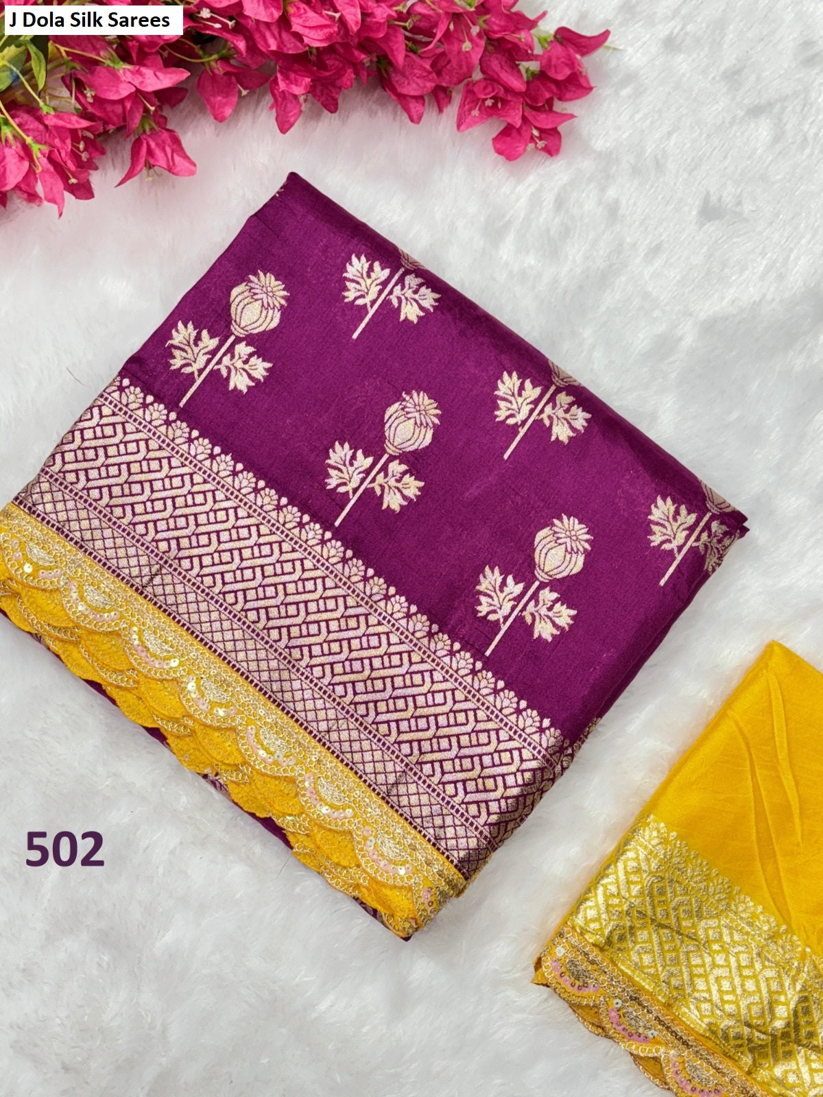 502 J Dola Silk Sarees
