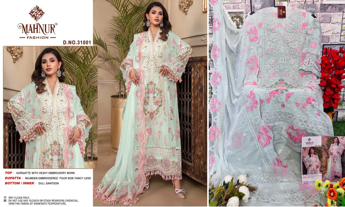 31001 Mahnur Pakistani Salwar Suits