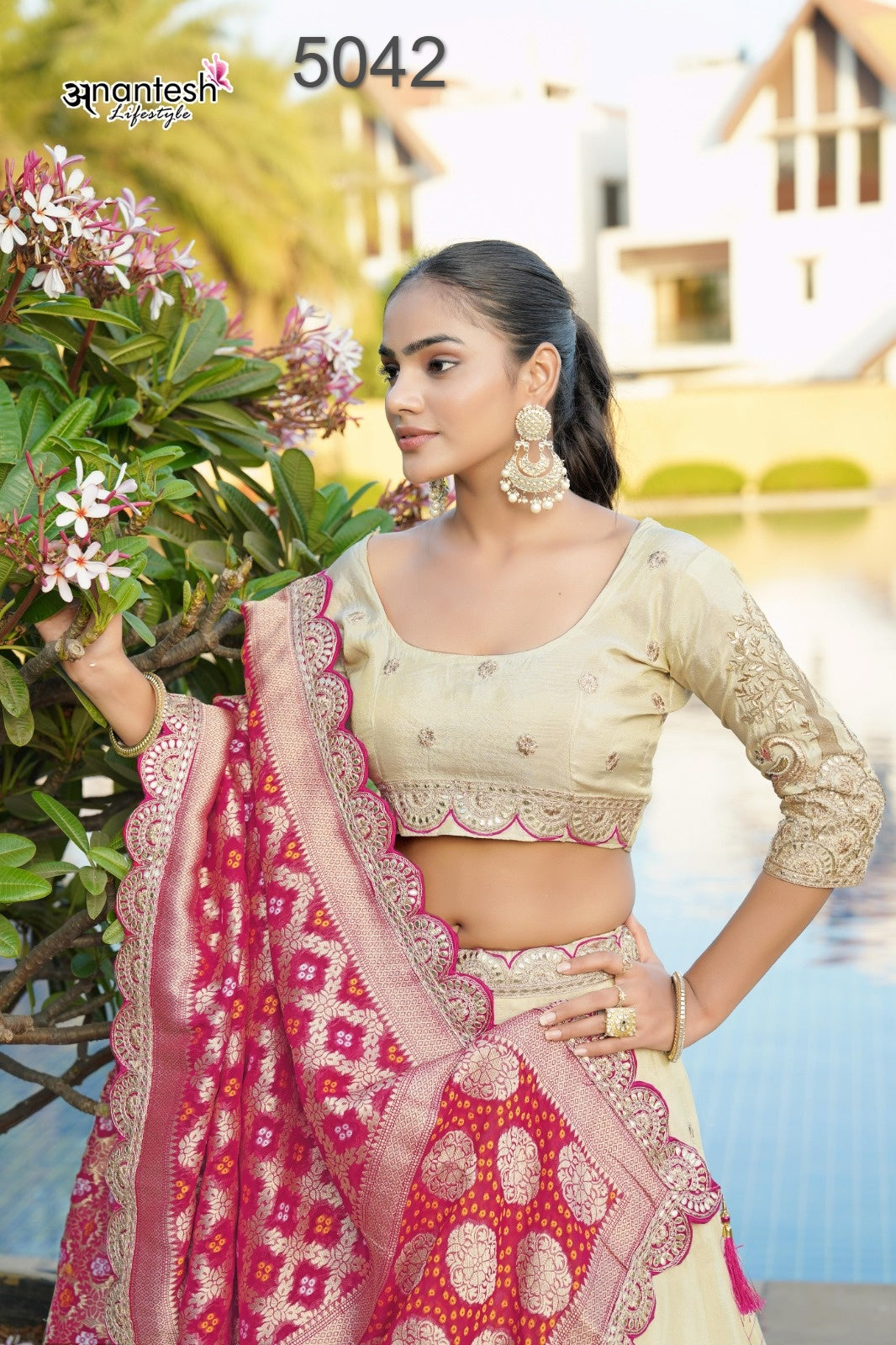 5042 Anantesh Cosmos Viscose Lehenga Choli