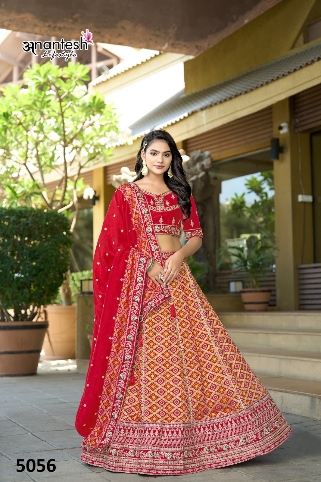 5056 Occasion Vol 13 2025 Anantesh Viscose Silk Lehenga Cholig