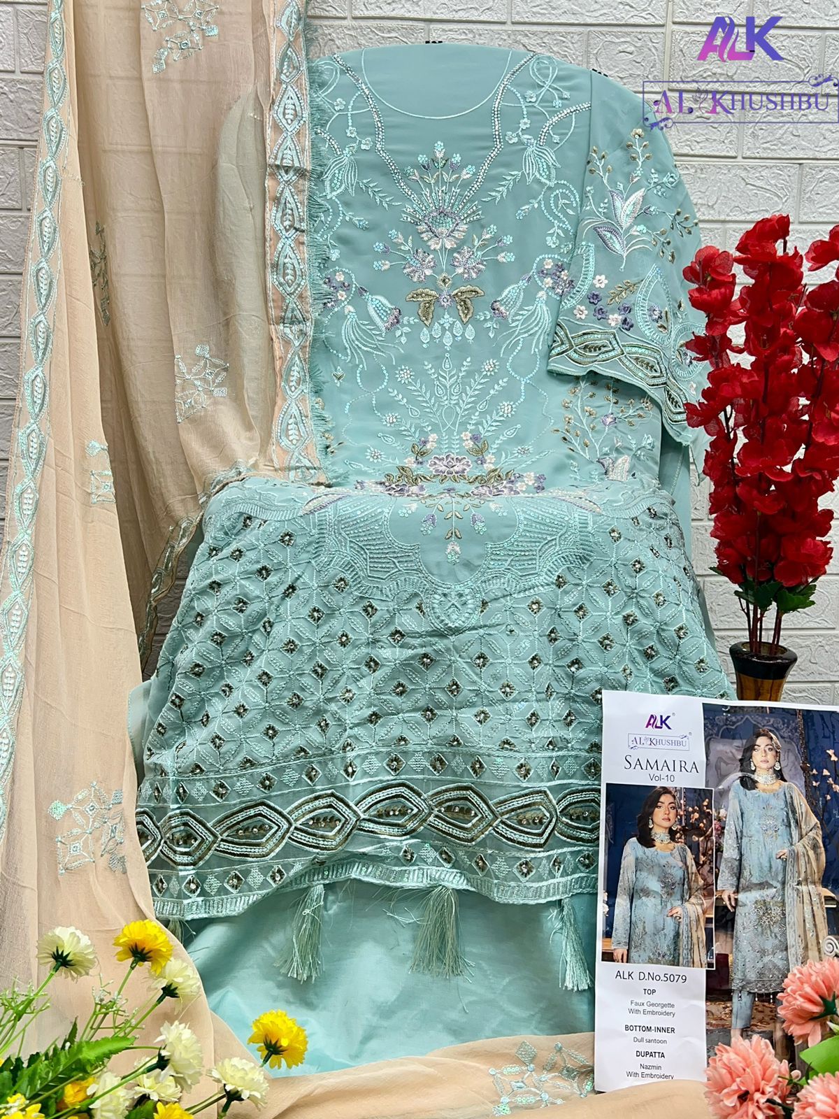 5079 Samaira Vol 10 Alk Georgette Pakistani Salwar Suits