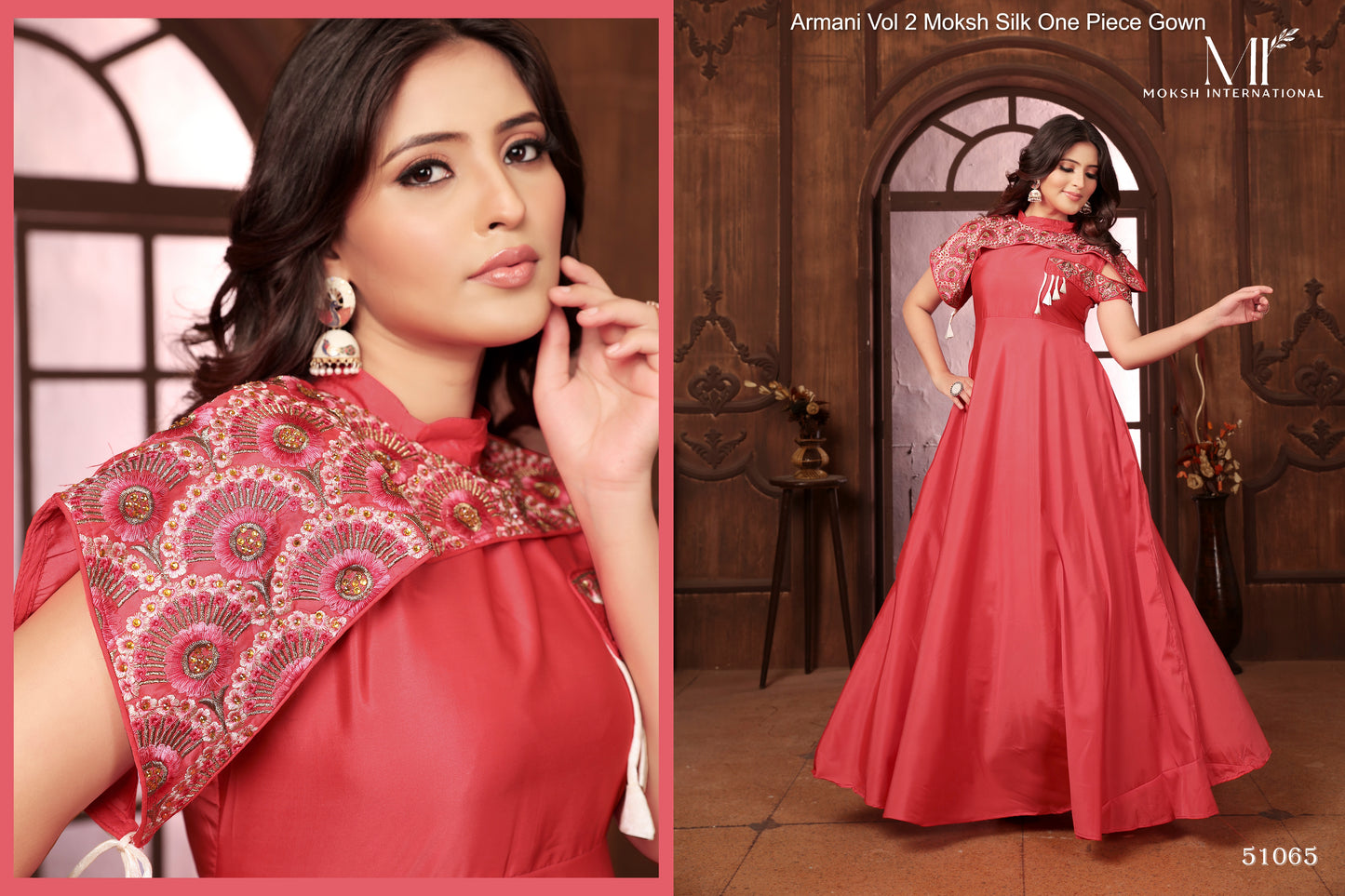 51065 Armani Vol 2 Moksh Silk One Piece Gown