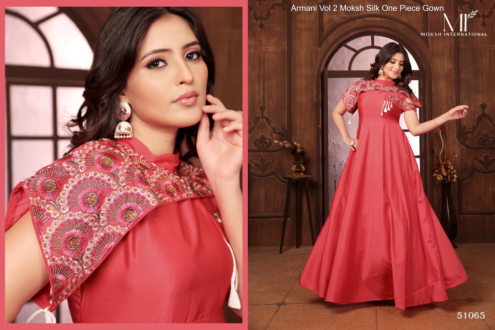 51065 Armani Vol 2 Moksh Silk One Piece Gown