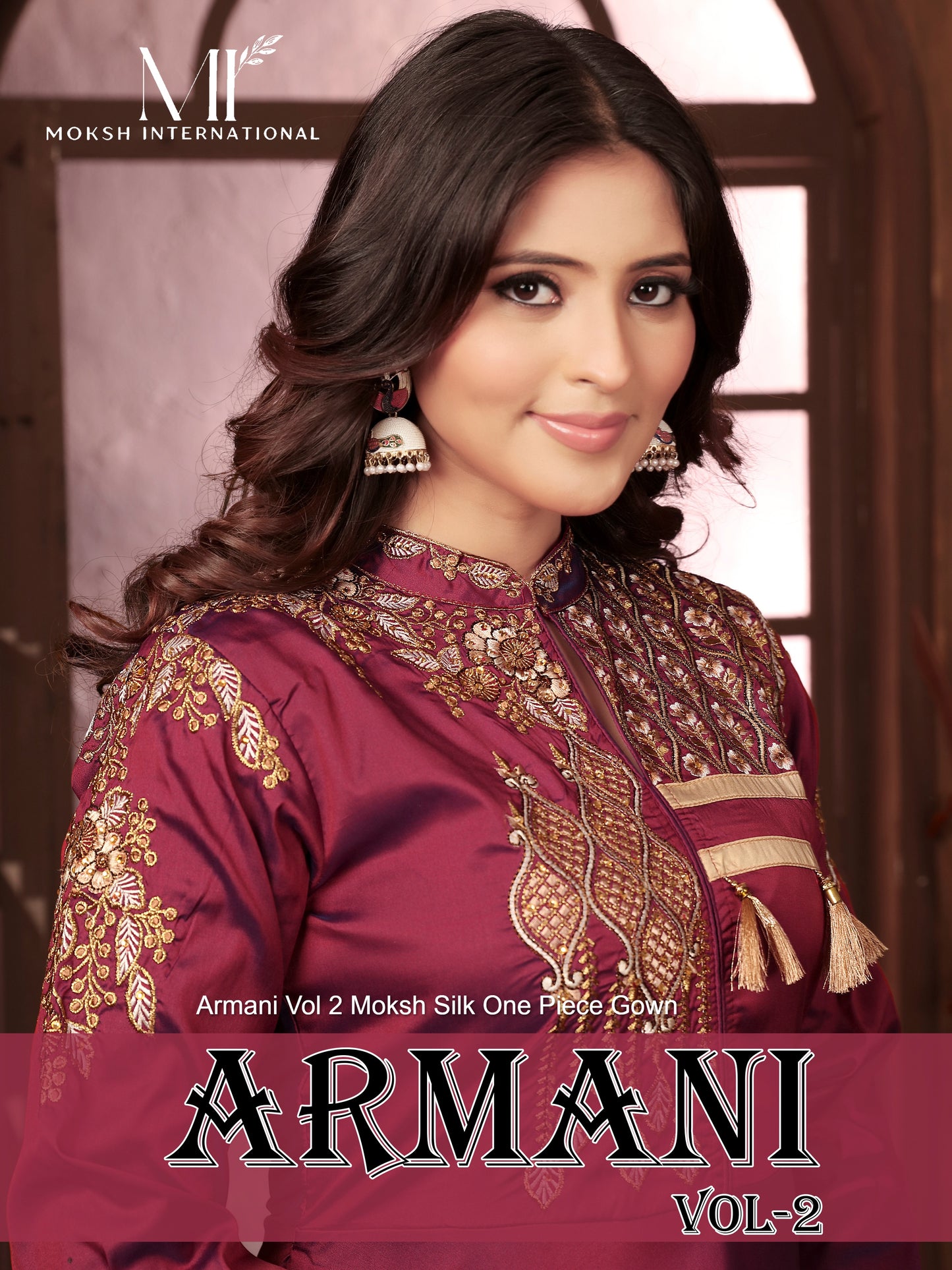 51066 Armani Vol 2 Moksh Silk One Piece Gown