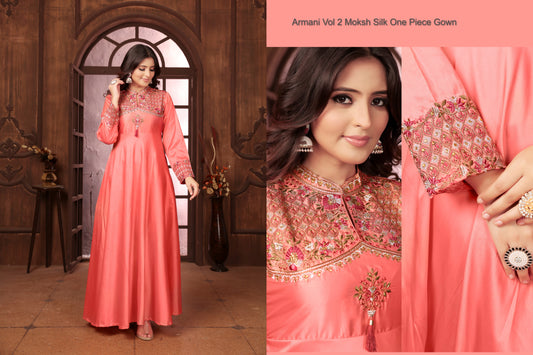 51068 Armani Vol 2 Moksh Silk One Piece Gown