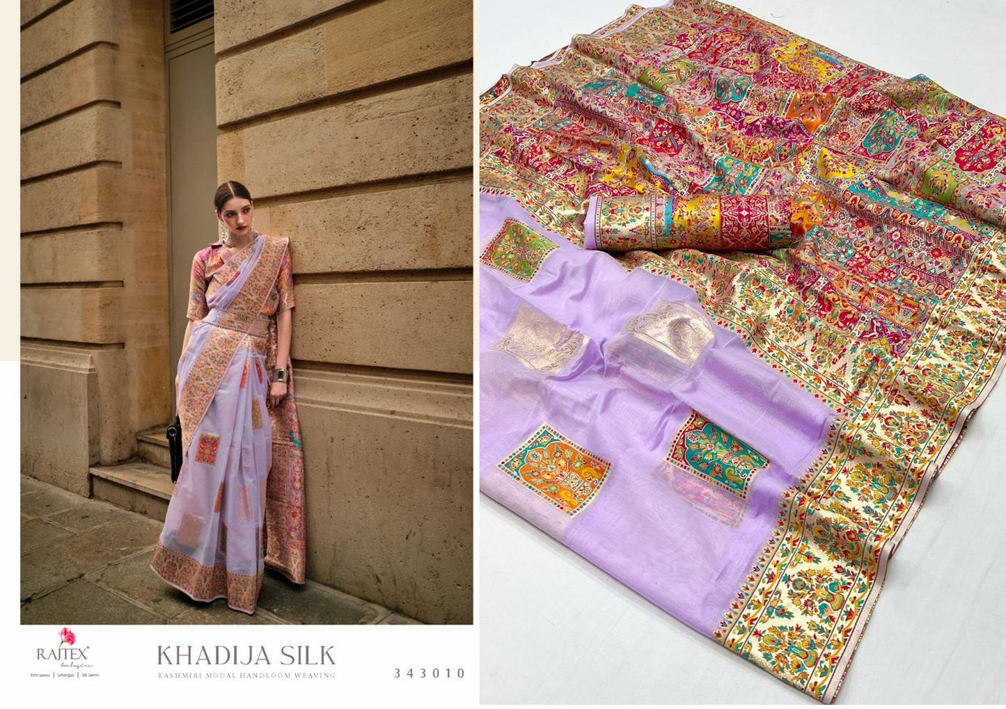 343010 Khadija Rajtex Sarees