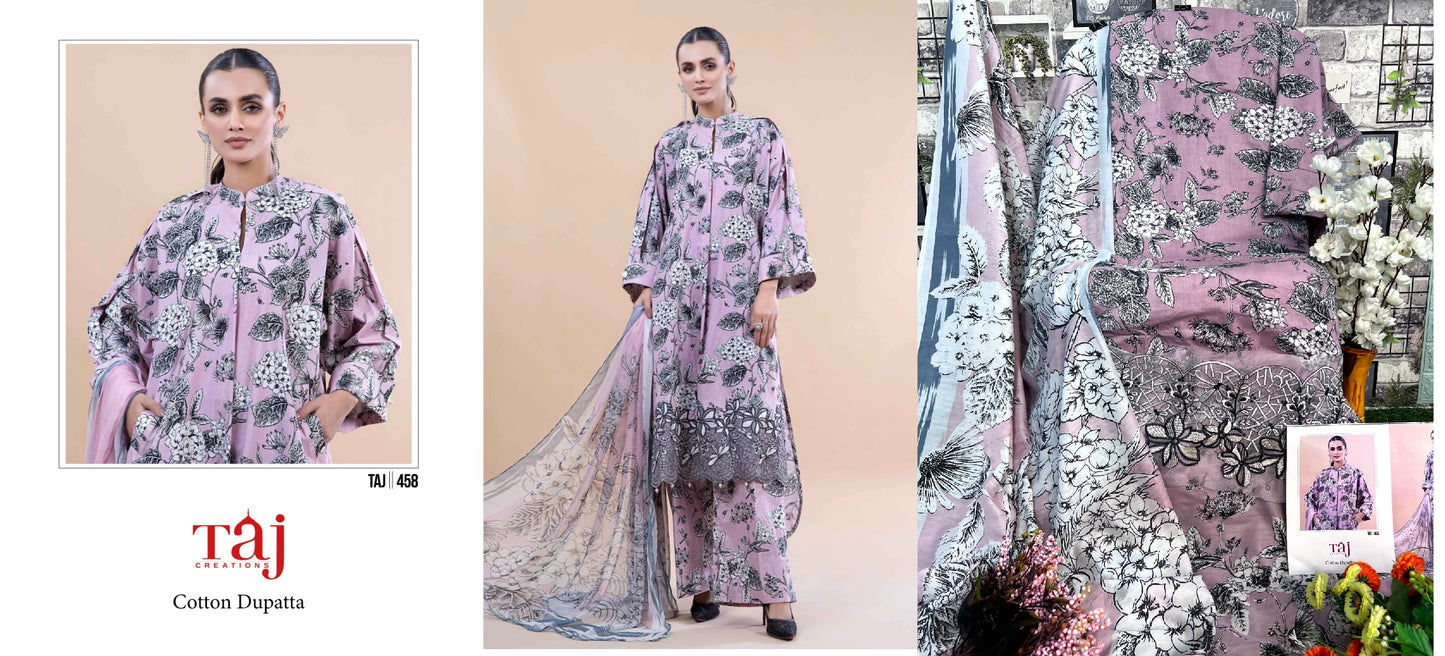 458 Taj Creations Pakistani Salwar Suits
