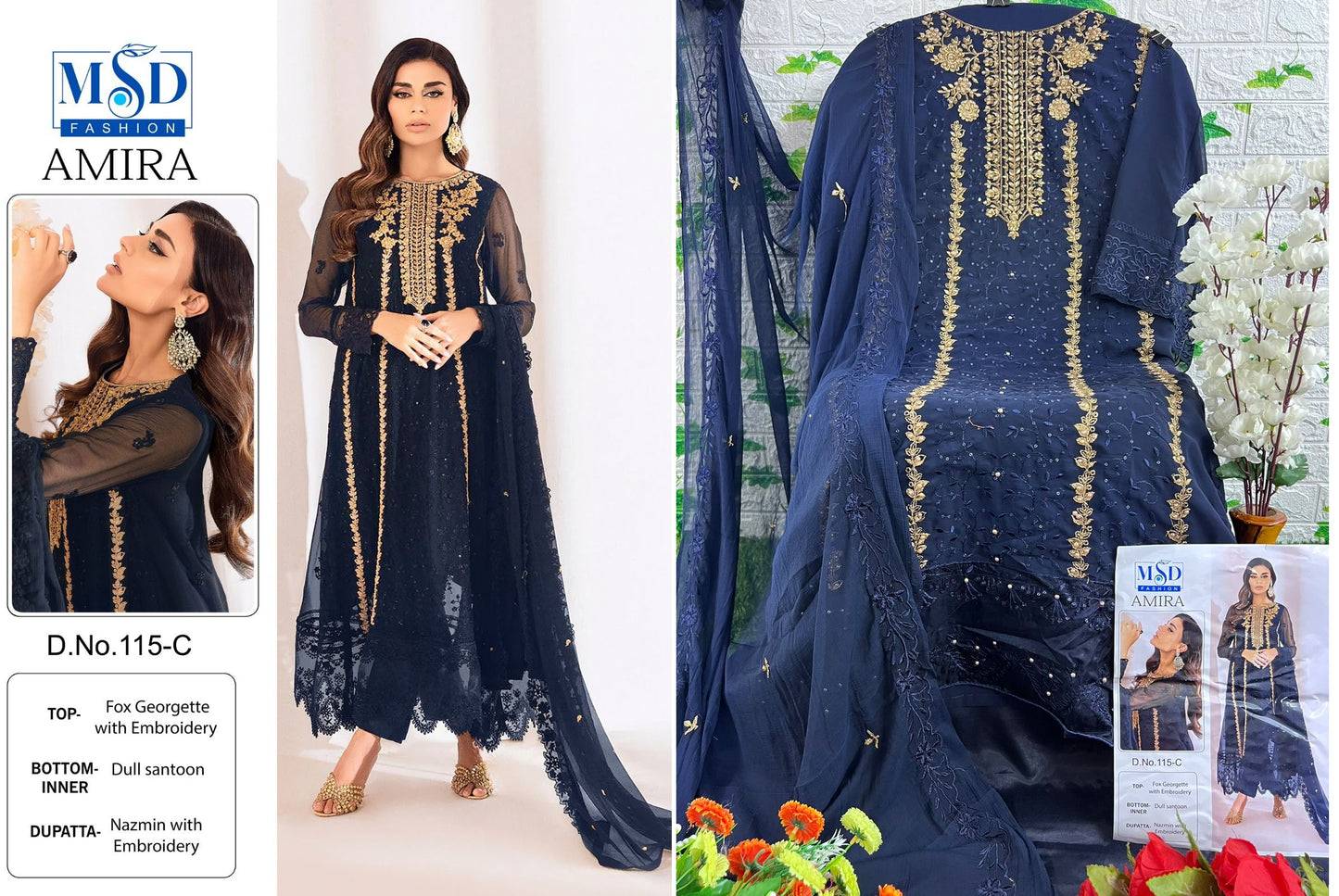 115C Msd Fashion Pakistani Salwar Suits