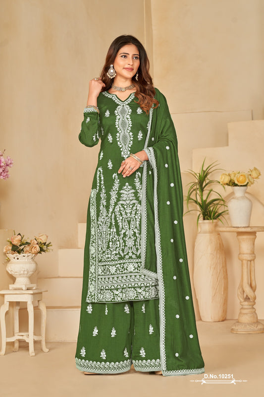 10251 Vol 25 Anjubaa Unstitched Suits