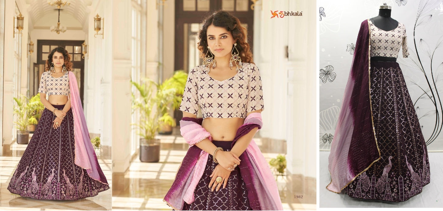 1982 Bridesmaid Vol 17 Shubhkala Lehenga Choli