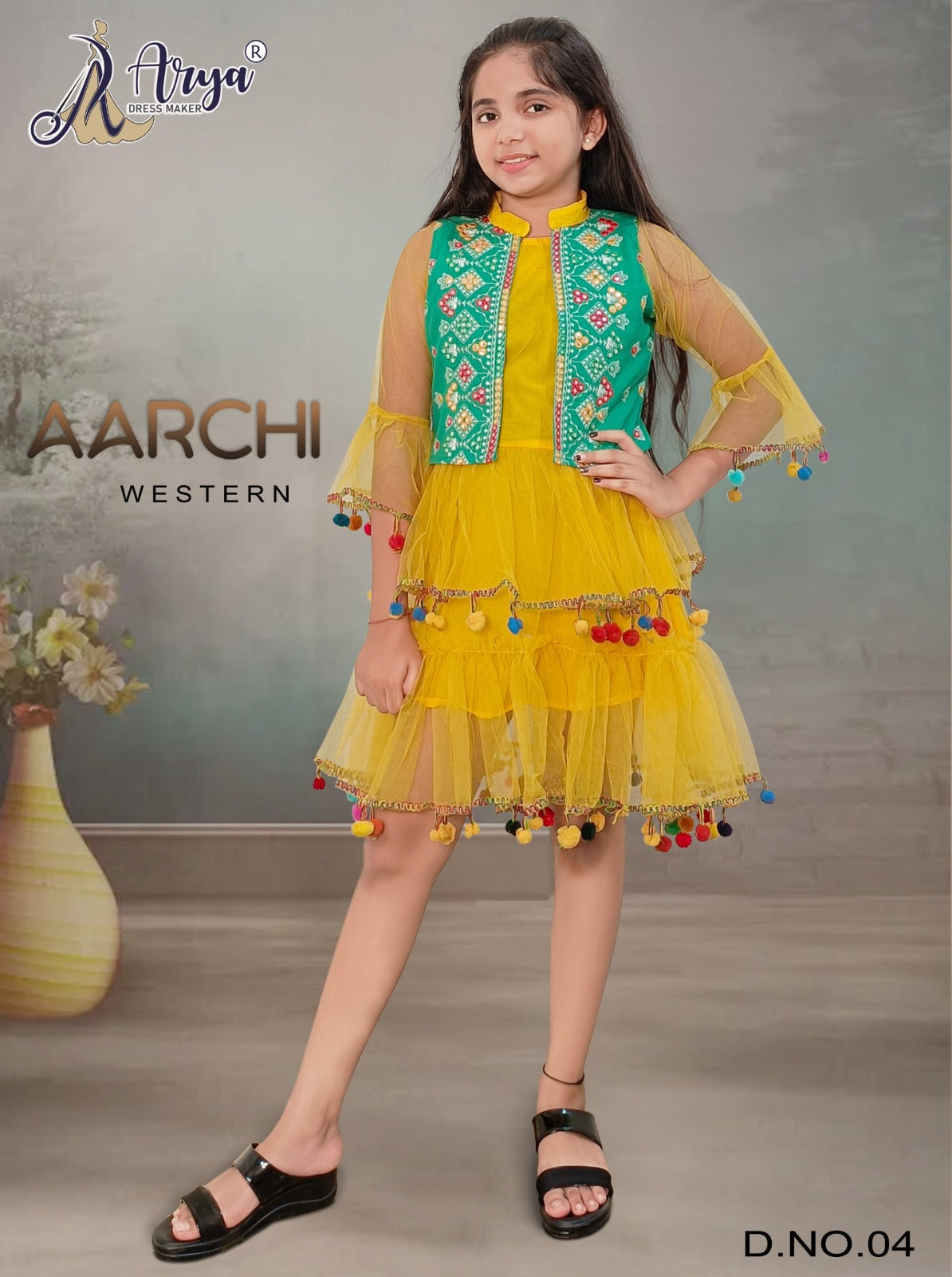 Aarchi 04 Adm Girls Western Dress