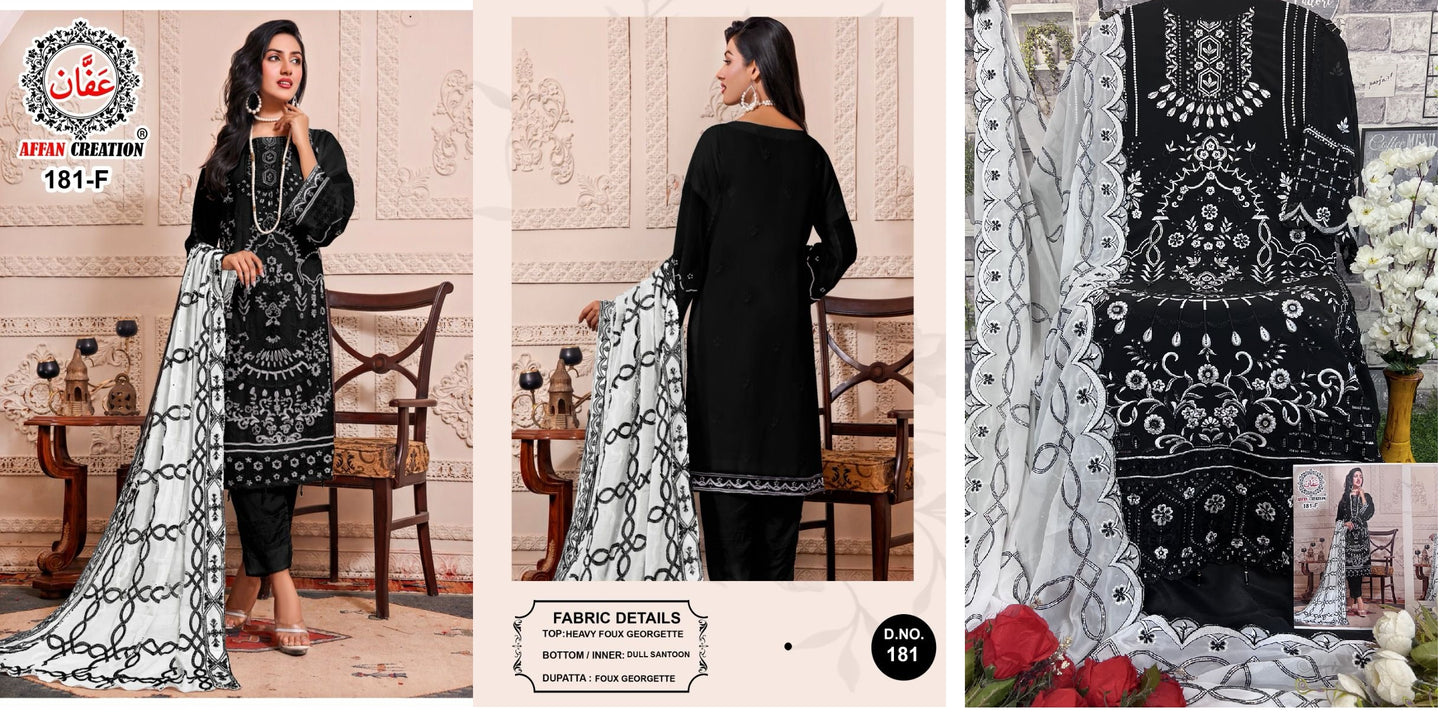 181F Affan Creation Pakistani Salwar Suits