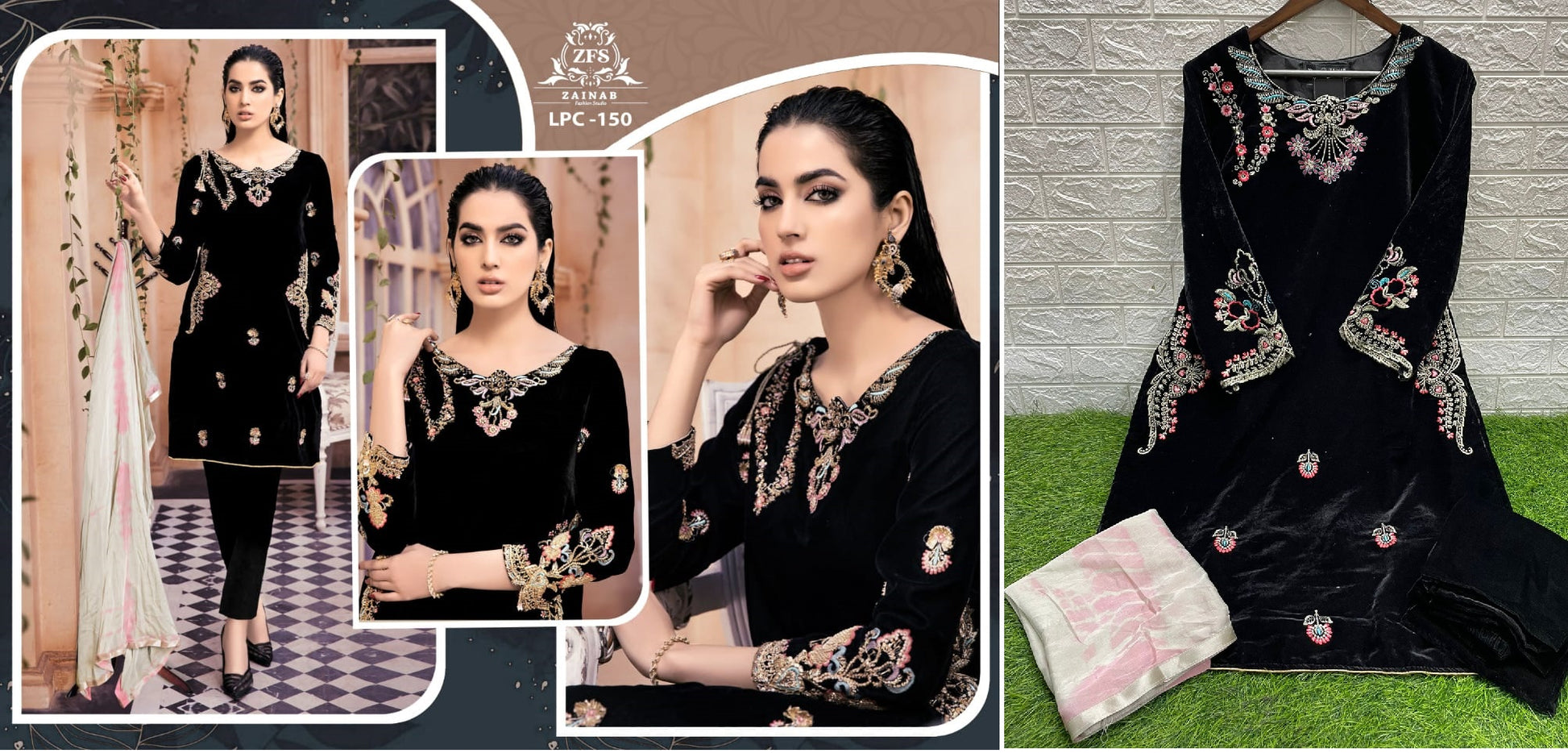 150 Zainab Fashion Studio Pakistani Readymade Suits