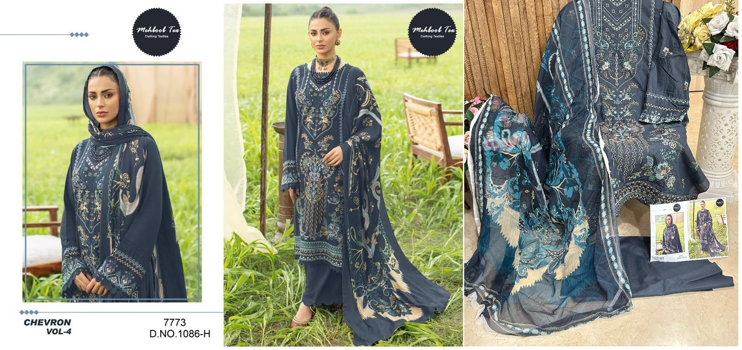 1086H Mehboob Tex Pakistani Salwar Suits