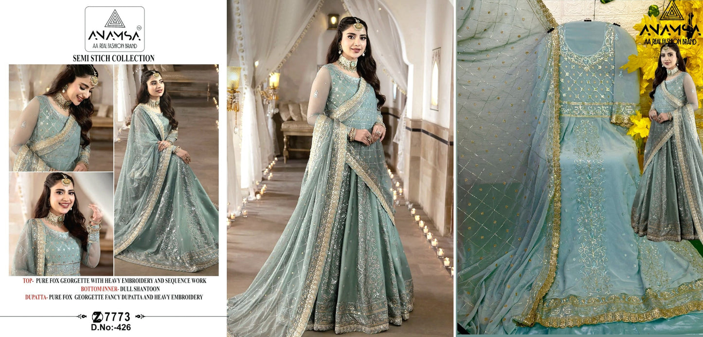 426 Anamsa Pakistani Salwar Suits
