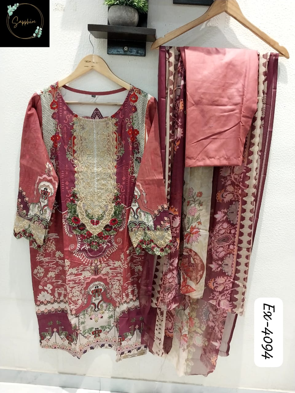 Vol 4094 Red Sapphire Pakistani Readymade Suits