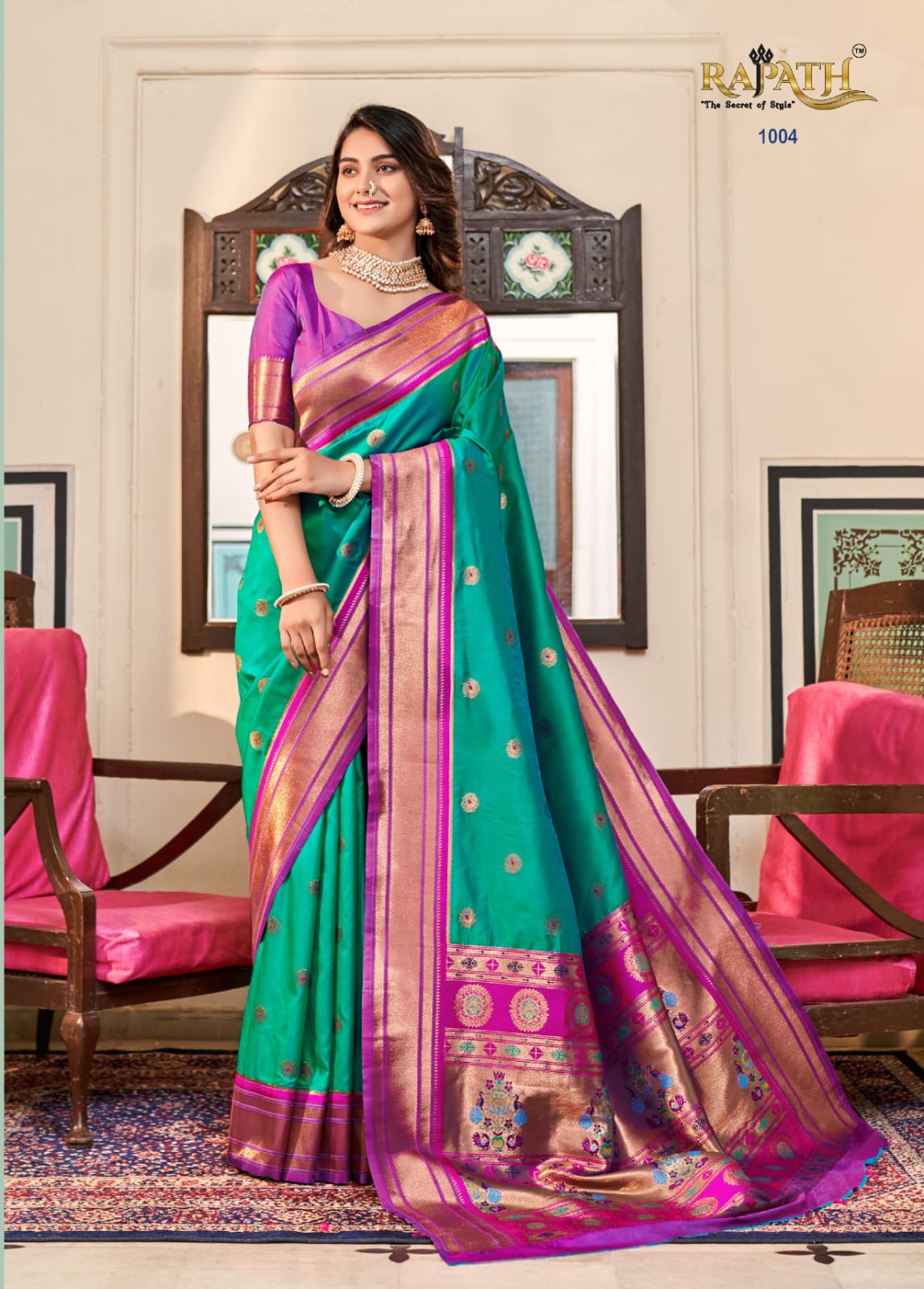 1004 Apoorva Paithani Vol 4 Rajpath Sarees