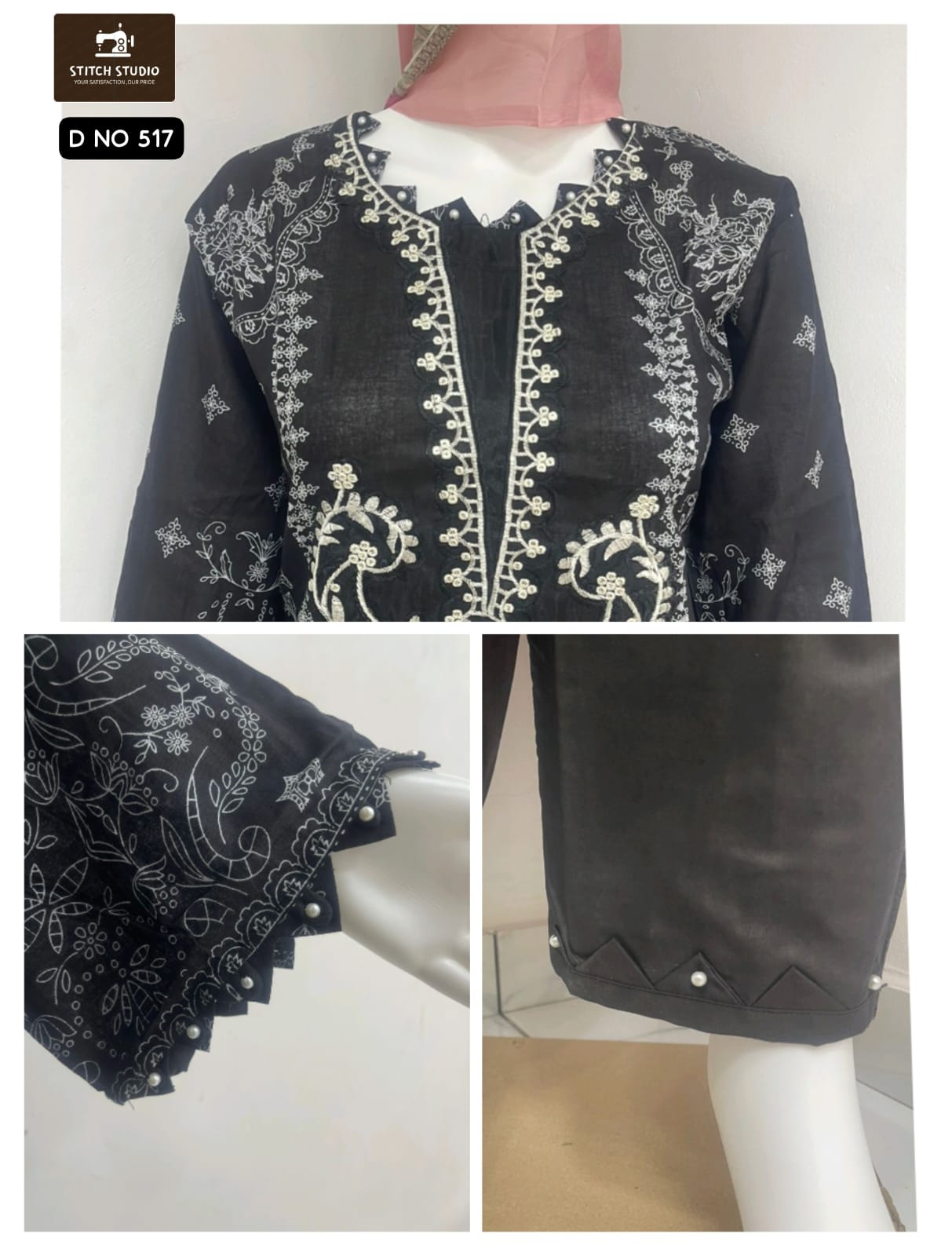 517 Stitch Studio Lawn Cotton Pakistani Readymade Suits