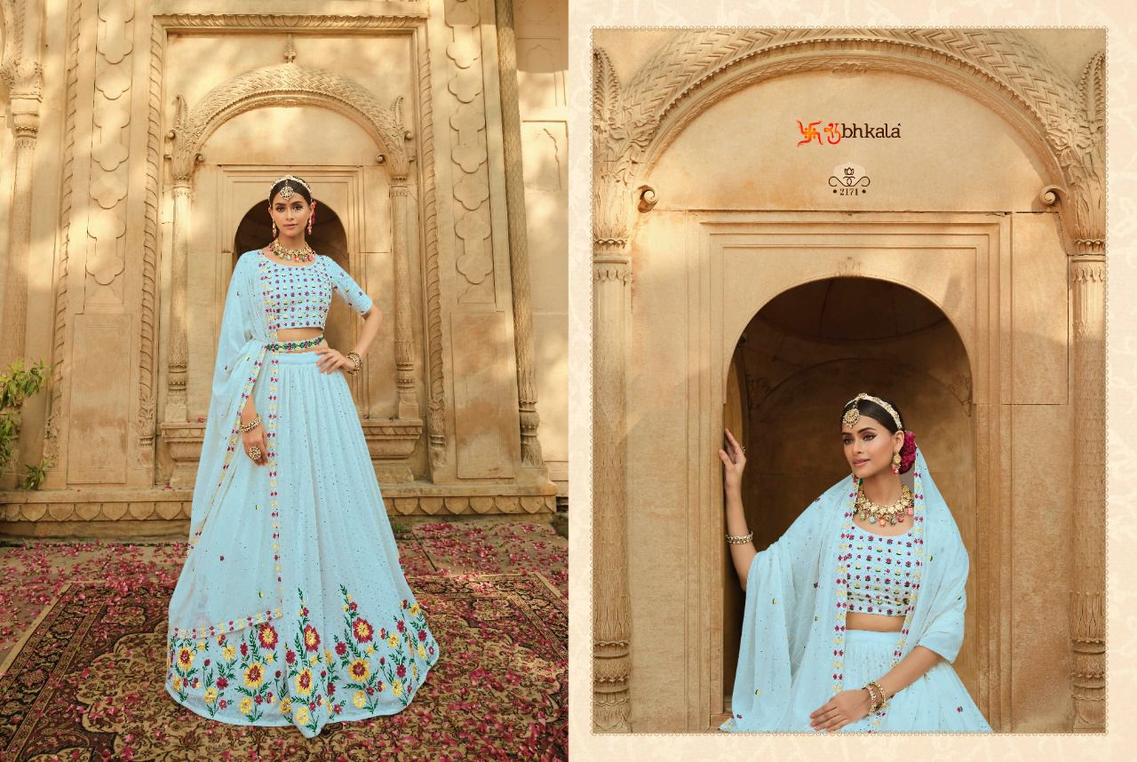 2171 Bridesmaid Vol 21 Shubhkala Lehenga Choli