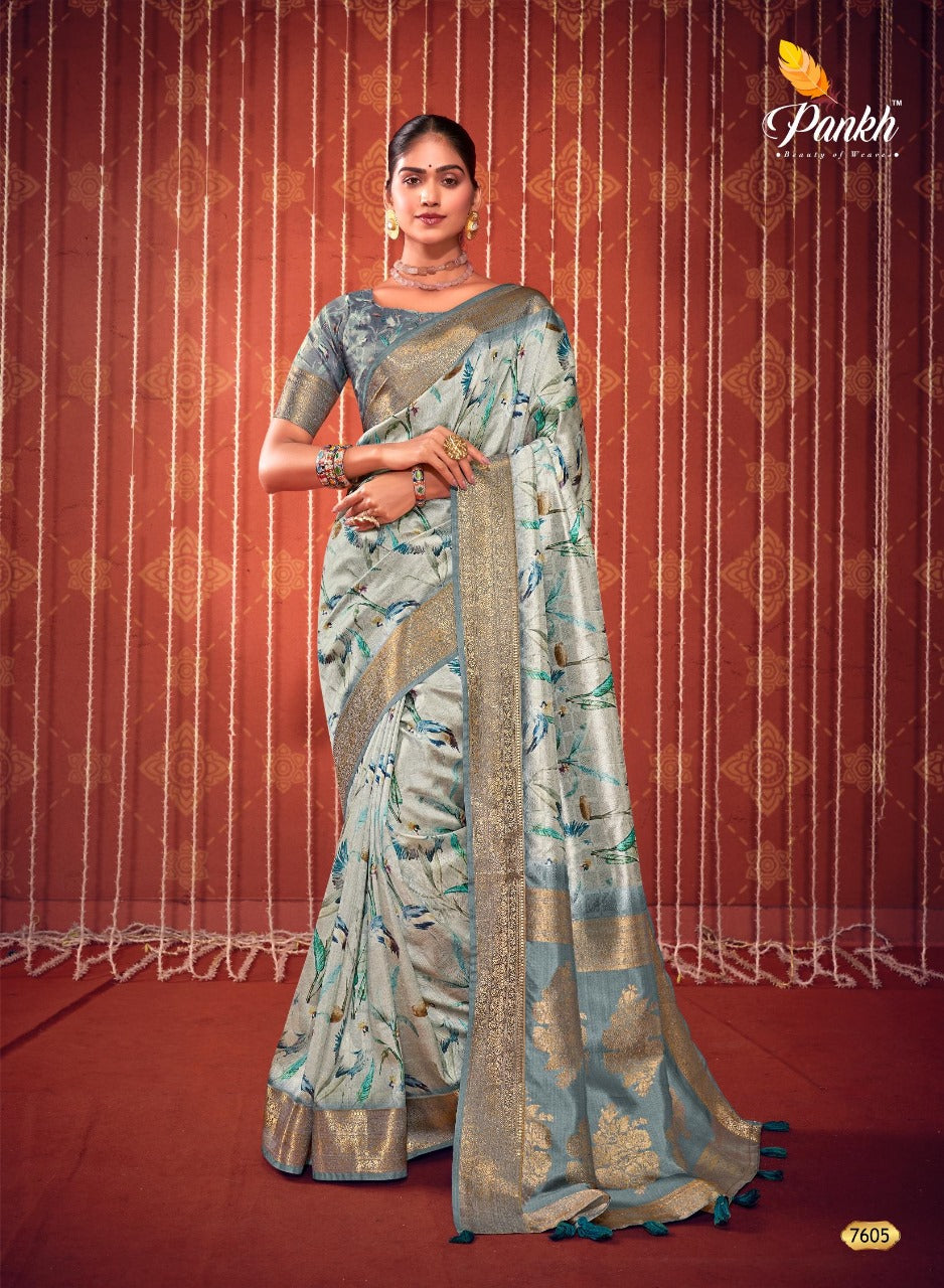 7605 Swastik Pankh Sarees