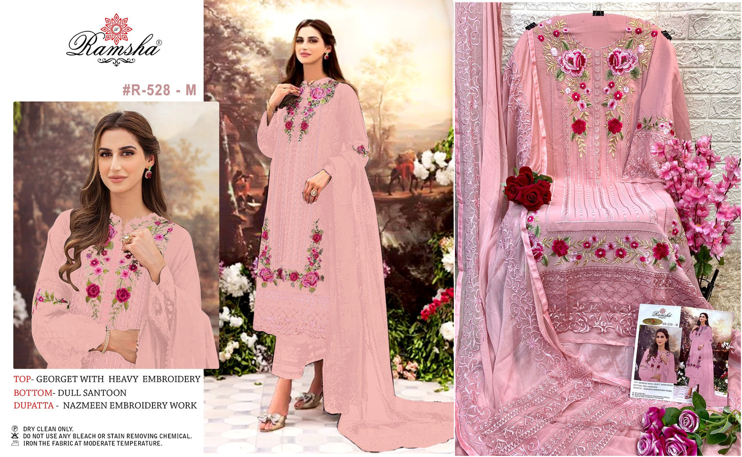 528M Ramsha Pakistani Salwar Suits