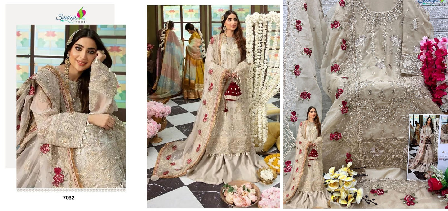 7032 Saniya Trendz Pakistani Salwar Suits