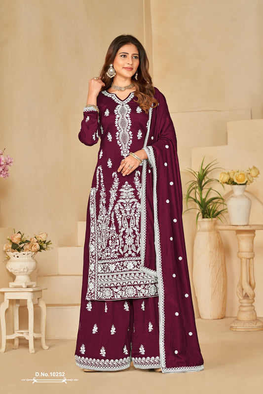 10252 Vol 25 Anjubaa Unstitched Suits