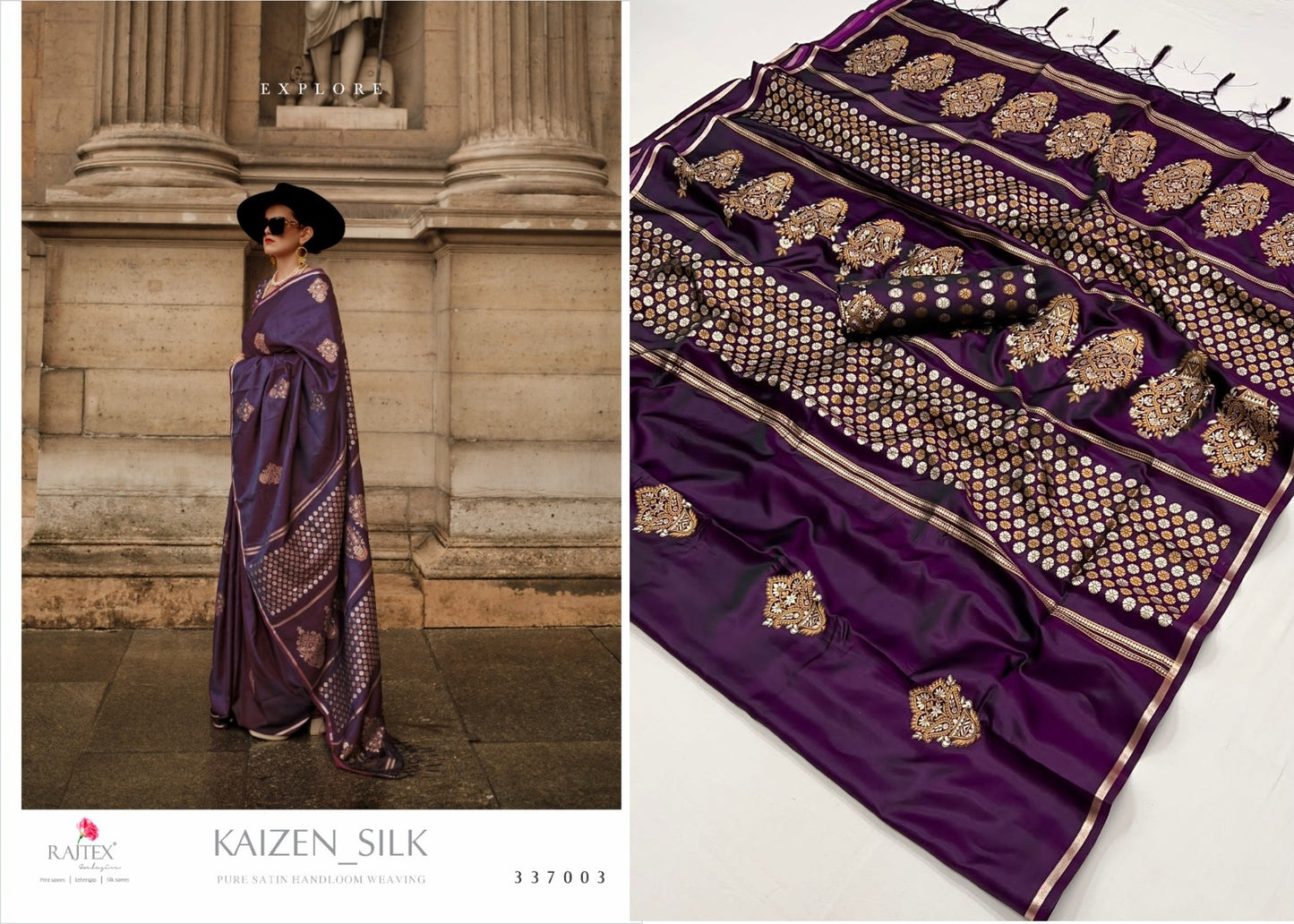 337003 Kaizen Silk Rajtex Sarees