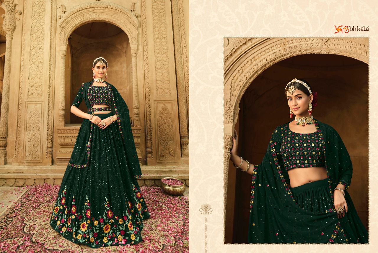 2174 Bridesmaid Vol 21 Shubhkala Lehenga Choli