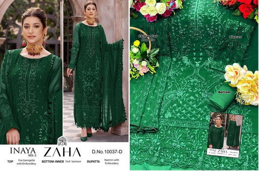 10037-D Inaya Vol 2 Zaha Pakistani Salwar Suits