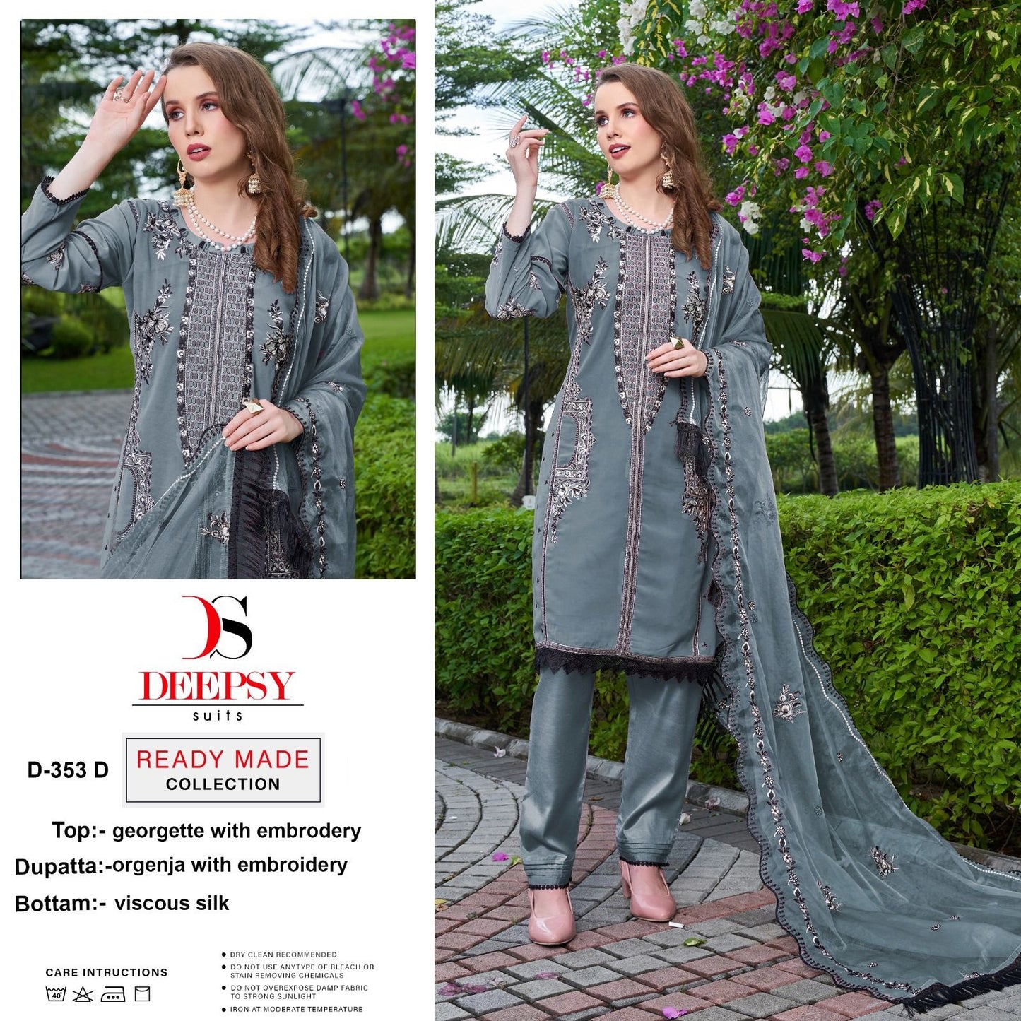 353-D Deepsy Pakistani Readymade Suits