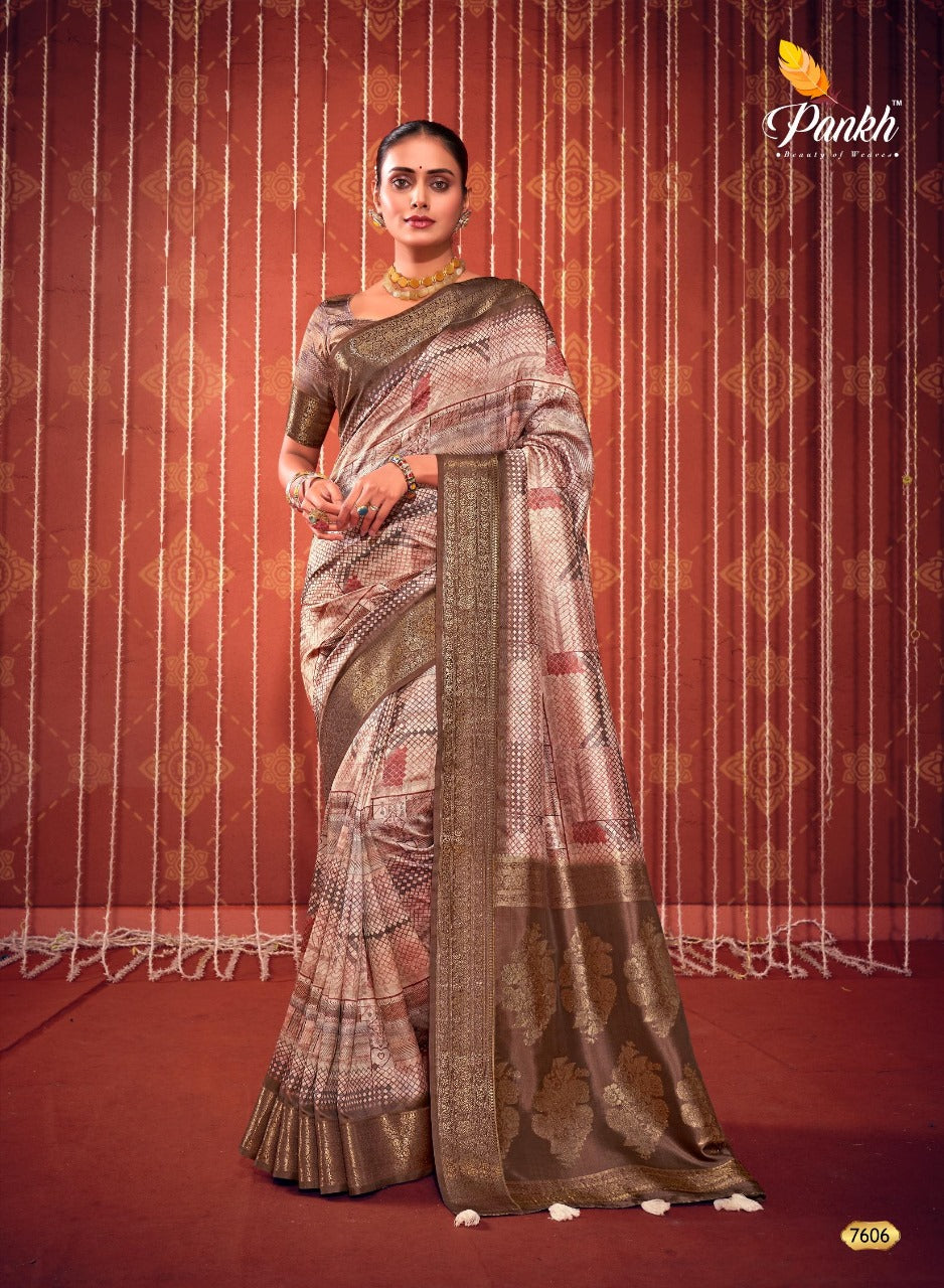 7606 Swastik Pankh Sarees