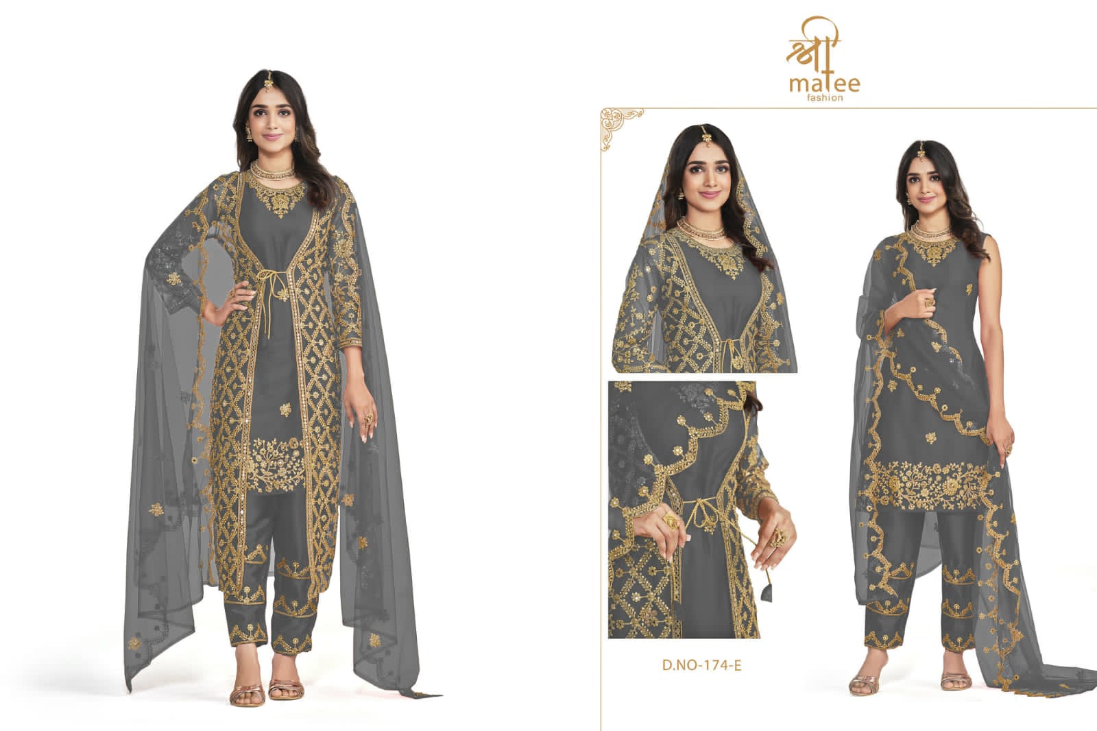 174E Mirror Vol 15 Shree Matee Fashion Unstitched Suits