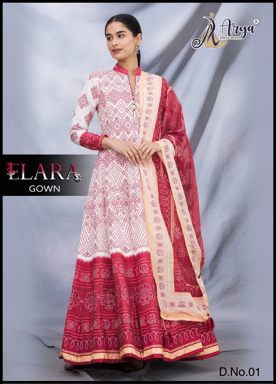 01 Elara Adm Gown Dupatta Set