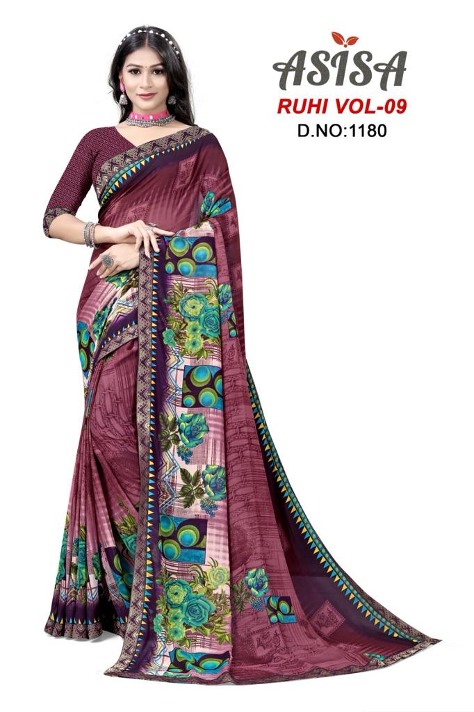 1180 Ruhi Vol 9 Asisa Sarees
