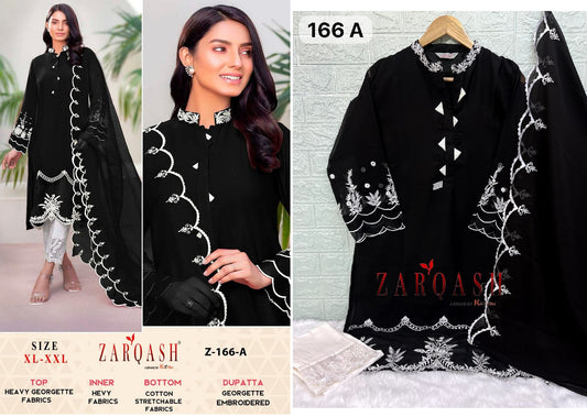 166A Zarqash Pakistani Readymade Suits