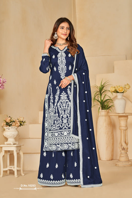 10253 Vol 25 Anjubaa Unstitched Suits