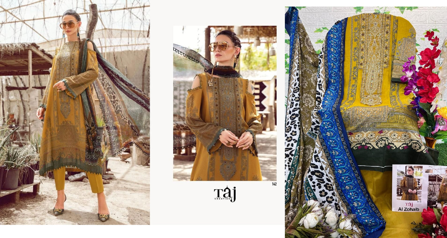 142 Taj Creations Pakistani Salwar Suits