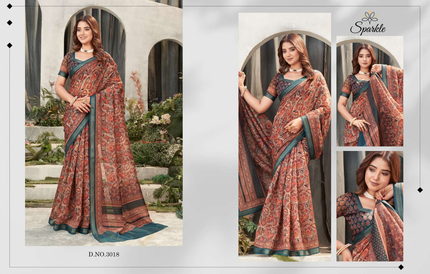 3018 Ahaana Charmi Fashion Sarees