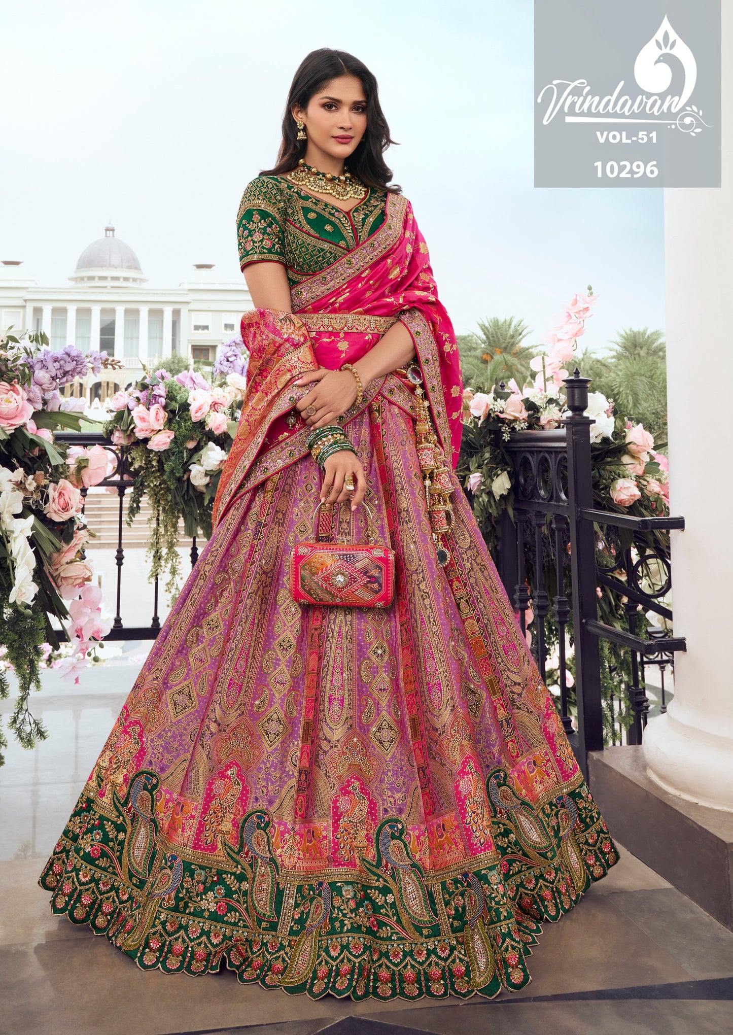 10296 Vrindavan Vol 51 Royal Lehenga Choli