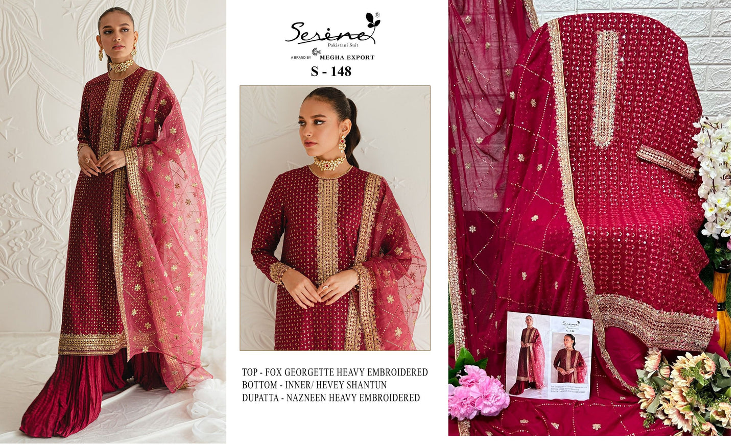 S-148 Serine Pakistani Salwar Suits