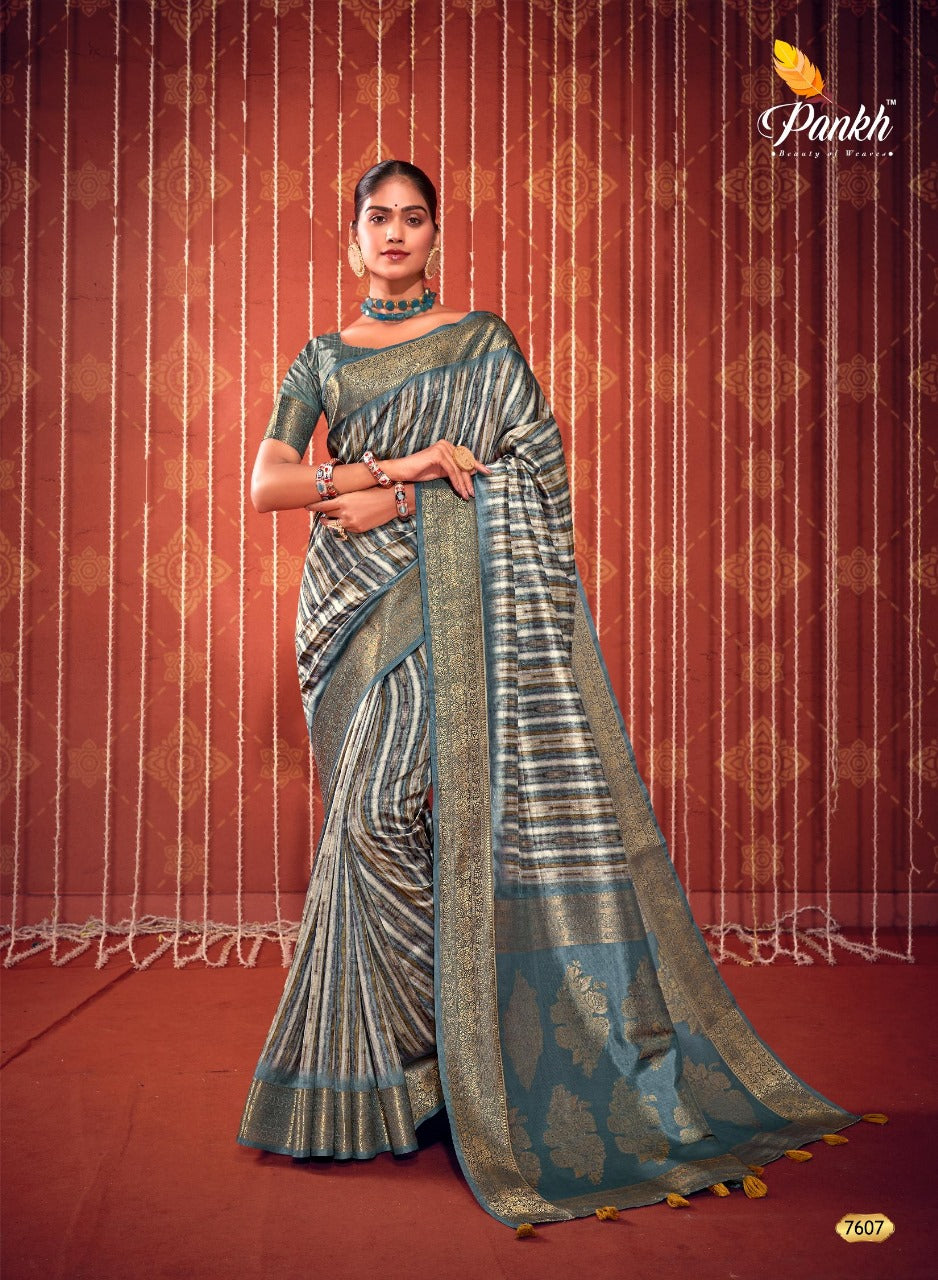 7607 Swastik Pankh Sarees