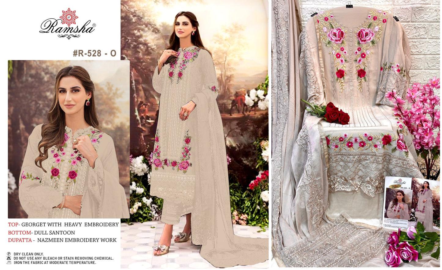 528O Ramsha Pakistani Salwar Suits