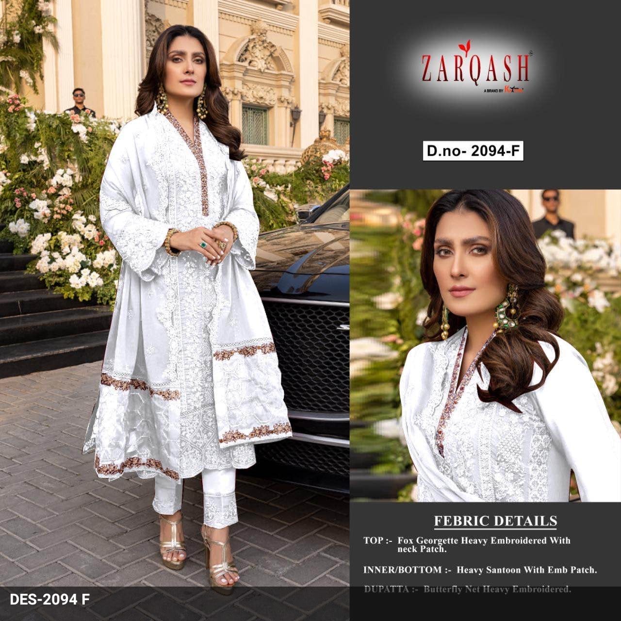 Z-2094F Zarqash Pakistani Salwar Suits