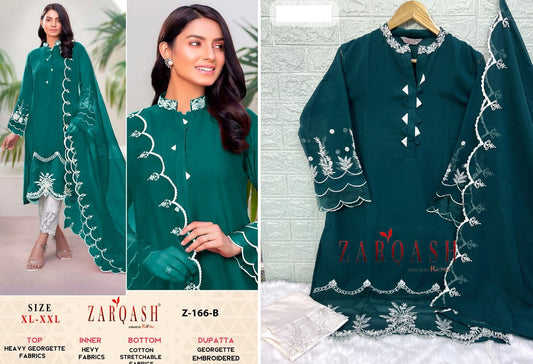 166B Zarqash Pakistani Readymade Suits