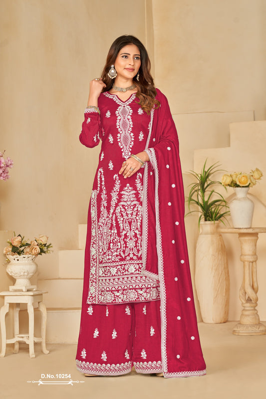 10254 Vol 25 Anjubaa Unstitched Suits