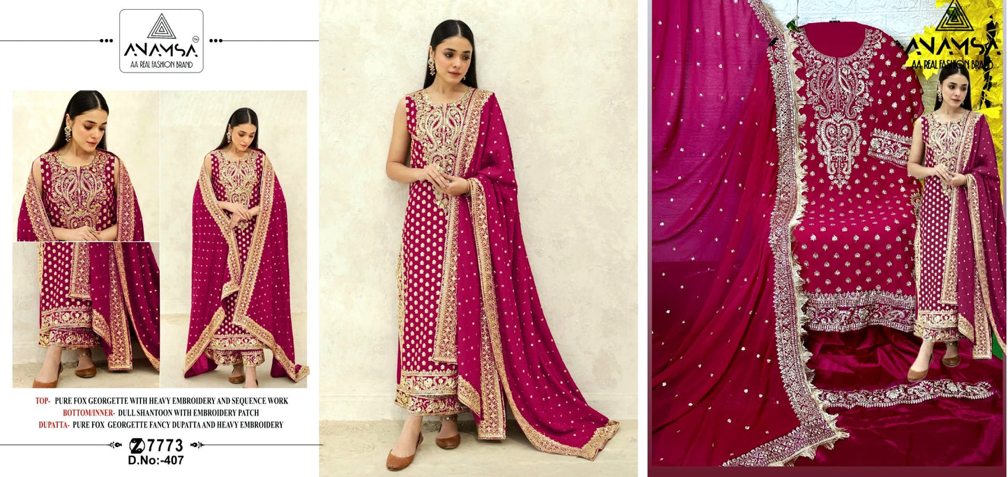 407 Anamsa Pakistani Salwar Suits