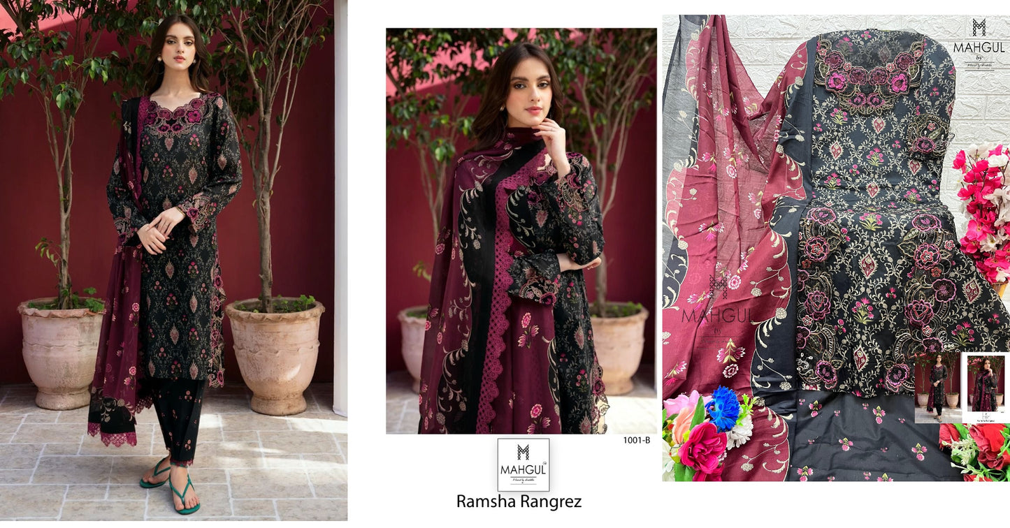 1001B Ramsha Rangrez Mahgul Pakistani Salwar Suits