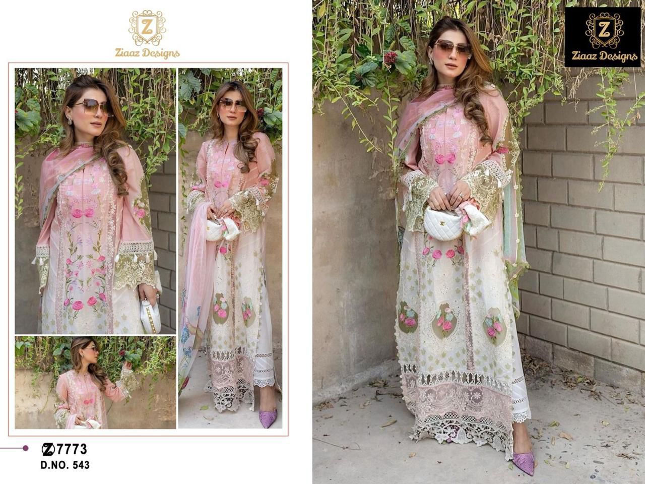543 Ziaaz Designs Pakistani Salwar Suits
