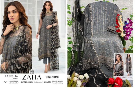 10116 Zaha Pakistani Salwar Suits